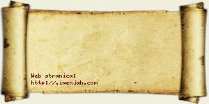 Jana Dujin vizit kartica